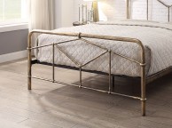 Flintshire Axton 4ft6 Double Metal Bed Frame In Antique Bronze Thumbnail