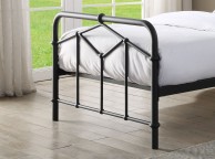 Flintshire Axton 3ft Single Black Metal Bed Frame Thumbnail