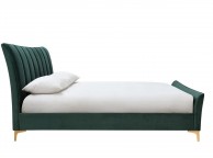 Birlea Clover 4ft6 Double Green Velvet Fabric Bed Frame Thumbnail