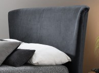 Birlea Rowan 5ft Kingsize Grey Velvet Fabric Bed Frame Thumbnail