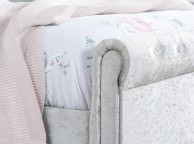 Birlea Sienna 5ft Kingsize Steel Crushed Velvet Fabric Bed Frame Thumbnail