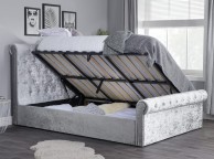 Birlea Sienna 5ft Kingsize Steel Crushed Velvet Ottoman Bed Frame Thumbnail