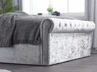 Birlea Sienna 5ft Kingsize Steel Crushed Velvet Ottoman Bed Frame Thumbnail