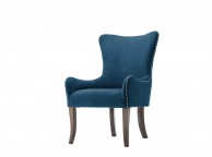 Birlea Ellis Armchair In Midnight Blue Fabric Thumbnail