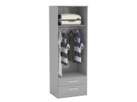 Birlea Lynx Grey 2 Door Combi Robe Thumbnail