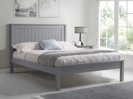 Limelight Taurus 4ft6 Double Grey Wooden Bed Frame With Low Foot End Thumbnail