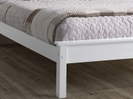 Limelight Taurus 5ft Kingsize White Wooden Bed Frame With Low Foot End Thumbnail