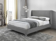 Limelight Frida 4ft6 Double Grey Fabric Bed Frame Thumbnail