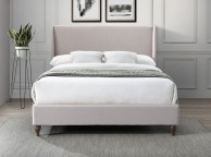 Limelight Frida 5ft Kingsize Sandstone Fabric Bed Frame Thumbnail