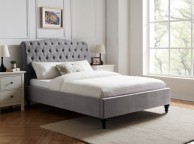 Limelight Rosa 3ft Single Light Grey Fabric Bed Frame Thumbnail