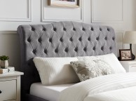 Limelight Rosa 6ft Super Kingsize Light Grey Fabric Bed Frame Thumbnail
