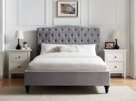 Limelight Rosa 6ft Super Kingsize Light Grey Fabric Bed Frame Thumbnail