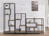 Birlea Urban Rustic Finish Wide Shelving Unit Thumbnail