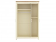 Birlea Winchester 3 Door Wardrobe In Cream And Oak Thumbnail