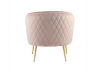 Birlea Bella Armchair In Pink Blush Fabric Thumbnail