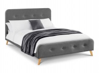 Julian Bowen Astrid 5ft Kingsize Grey Fabric Bed Frame Thumbnail