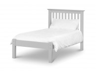 Julian Bowen Barcelona Low Foot End 3ft Single Wooden Bed In Dove Grey Thumbnail