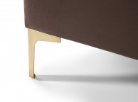 Julian Bowen Deco 4ft6 Double Truffle Velvet Fabric Bed Frame Thumbnail