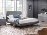 Julian Bowen Kyoto 4ft6 Double Grey Fabric Bed Frame Thumbnail