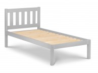 Julian Bowen Luna 3ft Single Dove Grey Wooden Bed Frame Thumbnail