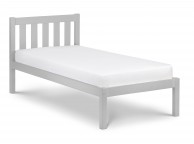 Julian Bowen Luna 3ft Single Dove Grey Wooden Bed Frame Thumbnail