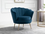 Birlea Ariel Armchair In Soft Blue Fabric Thumbnail