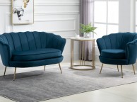 Birlea Ariel Armchair In Soft Blue Fabric Thumbnail