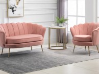 Birlea Ariel Armchair In Soft Coral Fabric Thumbnail