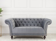 Birlea Chester 2 Seater Sofa In Grey Fabric Thumbnail