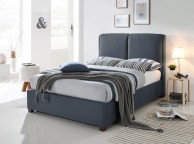 Time Living Oakland 4ft6 Double Dark Grey Fabric Bed Frame Thumbnail