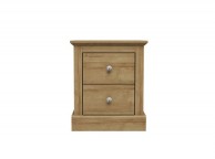 LPD Devon Oak Finish 2 Drawer Bedside Thumbnail