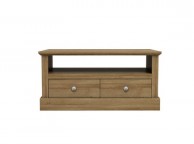 LPD Devon Oak Finish 2 Drawer Coffee Table Thumbnail