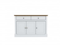 LPD Devon White And Oak Finish Sideboard Thumbnail