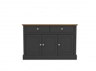 LPD Devon Charcoal And Oak Finish Sideboard Thumbnail