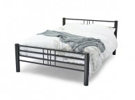 Metal Beds Cuba 3ft (90cm) Single Black Metal Bed Frame Thumbnail