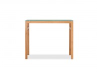 LPD Tribeca Console Table In White Oak Thumbnail