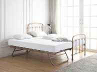 Flintshire Mostyn 3ft Single Metal Guest Bed Frame In Antique Bronze Thumbnail