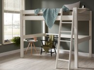 Flair Furnishings Scandinavia Double High Sleeper Bed In White Thumbnail
