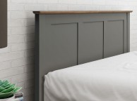 Flintshire Conway 4ft6 Double Grey Oak Wooden Bed Thumbnail