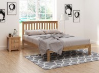 Flintshire Gladstone 4ft Small Double Solid Oak Wooden Bed Thumbnail