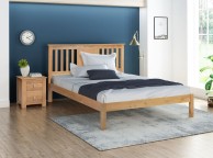 Flintshire Glynne 4ft6 Double Solid Oak Wooden Bed Thumbnail