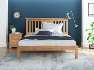 Flintshire Glynne 4ft6 Double Solid Oak Wooden Bed Thumbnail