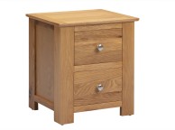 Flintshire Glynne Light Oak Bedside Thumbnail