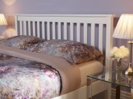Serene Heather Opal White 6ft Super Kingsize Wooden Bed Frame Thumbnail