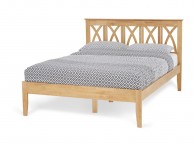 Serene Autumn 6ft Super Kingsize Wooden Bed Frame In Honey Oak Thumbnail