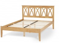 Serene Autumn 4ft Small Double Wooden Bed Frame In Honey Oak Thumbnail