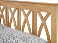 Serene Autumn 5ft Kingsize Wooden Bed Frame In Honey Oak Thumbnail
