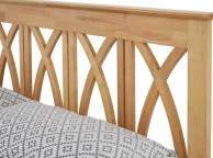 Serene Autumn 4ft Small Double Wooden Bed Frame In Honey Oak Thumbnail