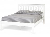 Serene Autumn 6ft Super Kingsize Wooden Bed Frame In Opal White Thumbnail