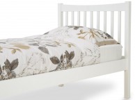 Serene Alice 3ft Single Wooden Bed Frame In Opal White Thumbnail